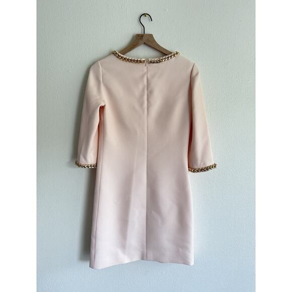 Ted Baker London Hadim Chain Embellished Tunic Dress Pink Size 1 UK /Size 4 US - Picture 2 of 10